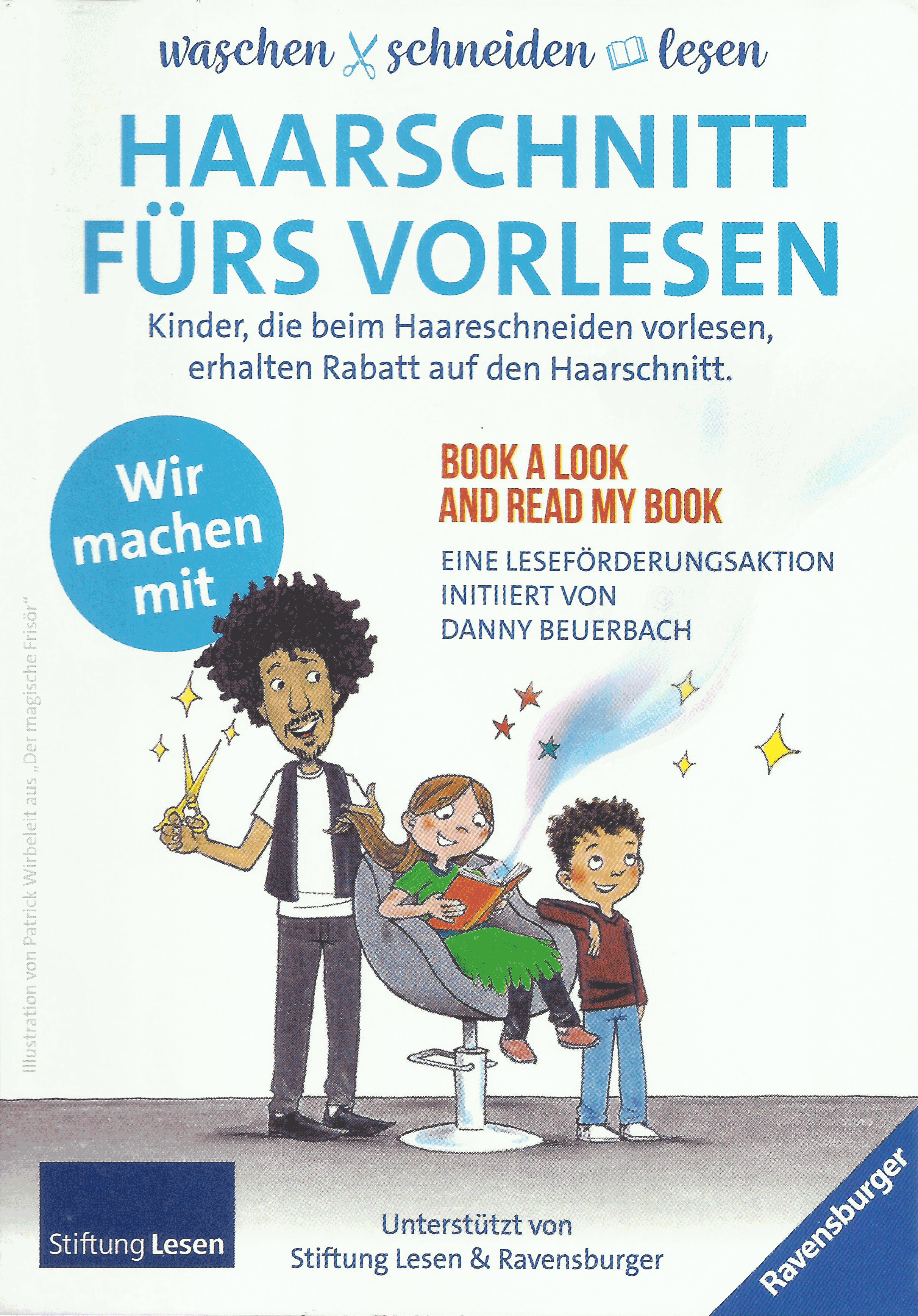 Haarschnitt fuers Vorlesen Flyer