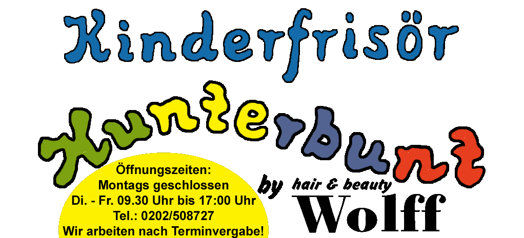 Logo Kinderfriseur Kunterbunt